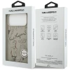 Чохол Karl Lagerfeld Grained Pattern & Logo для iPhone 17 Pro Max Gray with MagSafe (KLHMP17XPGGRMPKG)