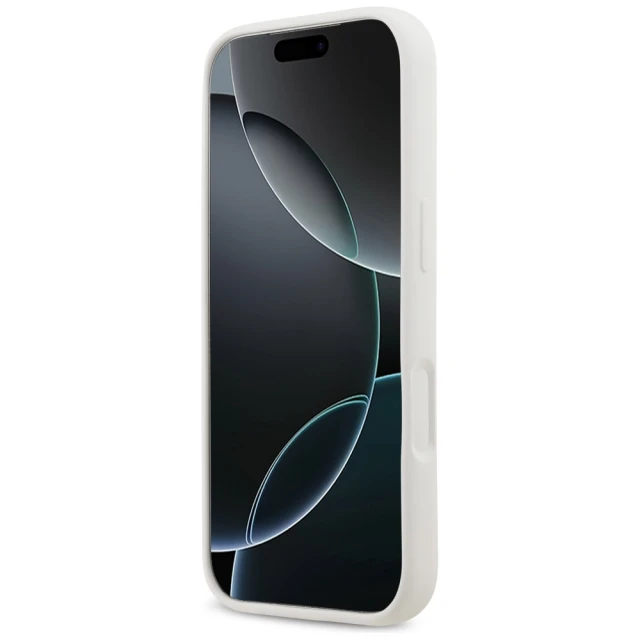 Чохол Karl Lagerfeld Silicone K&C Sketch & Logo для iPhone 17 Pro White with MagSafe (KLHMP17LSKCGRGOH)