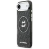 Чохол Karl Lagerfeld IML Choupette Head Logo для iPhone 17 Air Black with MagSafe (KLHMP17MHMKBCHOK)