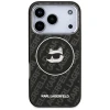 Чохол Karl Lagerfeld IML Choupette Head Logo для iPhone 17 Pro Black with MagSafe (KLHMP17LHMKBCHOK)
