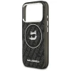 Чохол Karl Lagerfeld IML Choupette Head Logo для iPhone 17 Pro Black with MagSafe (KLHMP17LHMKBCHOK)
