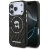 Чохол Karl Lagerfeld IML Karl Head Logo для iPhone 17 Pro Black with MagSafe (KLHMP17LHMKBKHOK)
