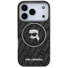 Чохол Karl Lagerfeld IML Karl Head Logo для iPhone 17 Pro Black with MagSafe (KLHMP17LHMKBKHOK)