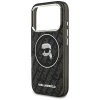 Чохол Karl Lagerfeld IML Karl Head Logo для iPhone 17 Pro Black with MagSafe (KLHMP17LHMKBKHOK)