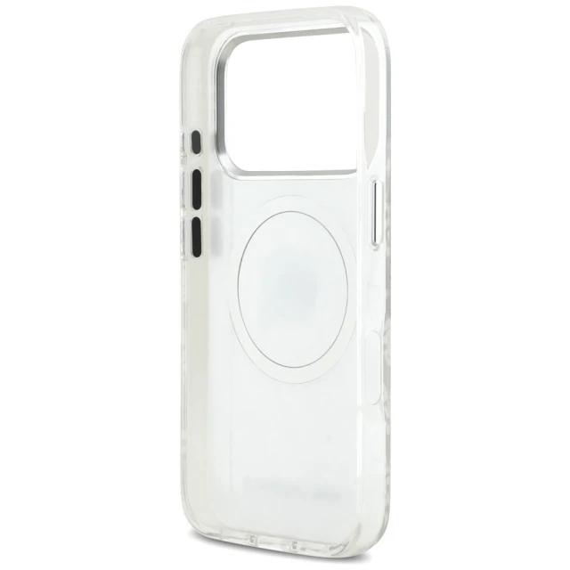 Чохол Karl Lagerfeld IML Karl Head Logo для iPhone 17 Pro Gray with MagSafe (KLHMP17LHMKBKHOG)
