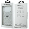 Чохол Karl Lagerfeld IML Karl Head Logo для iPhone 17 Pro Max Gray with MagSafe (KLHMP17XHMKBKHOG)