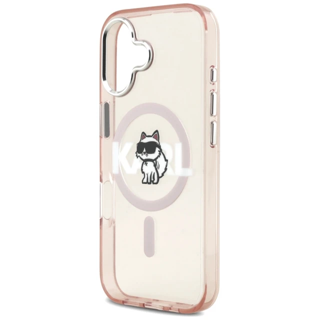 Чохол Karl Lagerfeld IML Choupette Sketch Logo для iPhone 17 Pink (KLHMP17SHGCHGKBP)