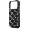 Чохол Karl Lagerfeld IML KL Monogram для iPhone 17 Pro Black with MagSafe (KLHMP17LHMIKLMEK)