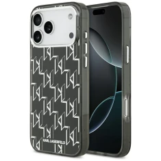 Чохол Karl Lagerfeld IML KL Monogram для iPhone 17 Pro Max Black with MagSafe (KLHMP17XHMIKLMEK)
