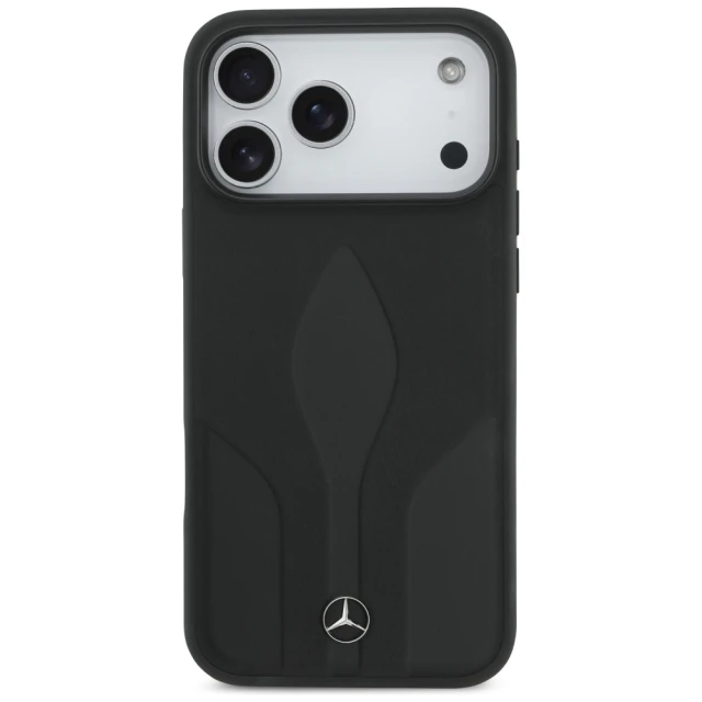 Чохол Mercedes Leather The Move для iPhone 17 Pro Max Black with MagSafe (MEHMP17X25ROLAUK)
