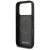 Чохол Mercedes Leather Laurel Leaves для iPhone 17 Pro Black with MagSafe (MEHMP17L25RDSLAK)