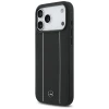 Чохол Mercedes Leather Star Pattern Stripes для iPhone 17 Pro Max Black with MagSafe (MEHMP17X25RPSLKH)