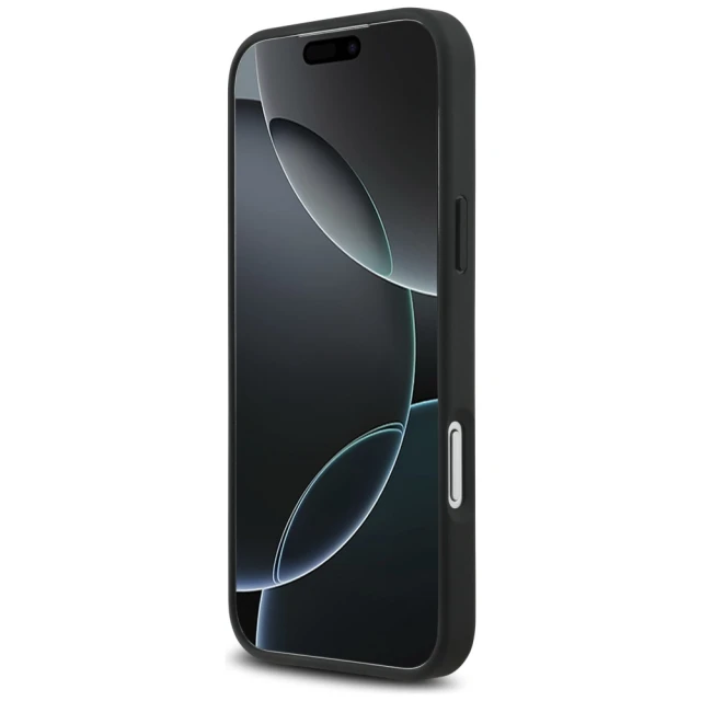 Чохол Mercedes Leather Star Pattern Stripes для iPhone 17 Pro Max Black with MagSafe (MEHMP17X25RPSLKH)