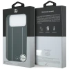 Чохол Mercedes Leather Star Pattern Stripes для iPhone 17 Pro Max Black with MagSafe (MEHMP17X25RPSLKH)