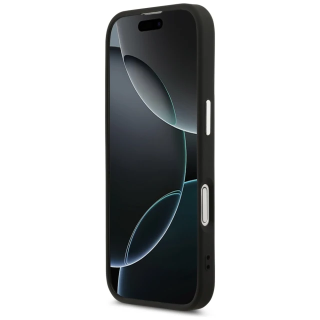 Чохол Guess Triangle Logo для iPhone 17 Black with MagSafe (GUHMP17SPSDTSCMK)