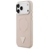 Чехол Guess Triangle Logo для iPhone 17 Pro Max Pink with MagSafe (GUHMP17XPSDTSCMP)