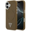 Чохол Guess Triangle Logo для iPhone 17 Brown with MagSafe (GUHMP17SPSDTSCMW)