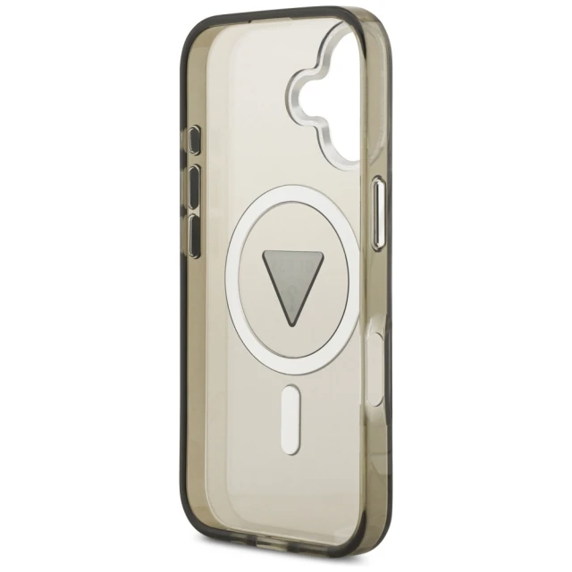 Чехол Guess IML Gradient Triangle Logo для iPhone 17 Khaki with MagSafe (GUHMP17SHGTMLCGA)