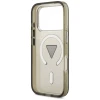 Чохол Guess IML Gradient Triangle Logo для iPhone 17 Pro Khaki with MagSafe (GUHMP17LHGTMLCGA)