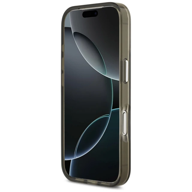 Чехол Guess IML Gradient Triangle Logo для iPhone 17 Pro Max Khaki with MagSafe (GUHMP17XHGTMLCGA)