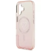 Чохол Guess IML Gradient Triangle Logo для iPhone 17 Pink with MagSafe (GUHMP17SHGTMLCGP)