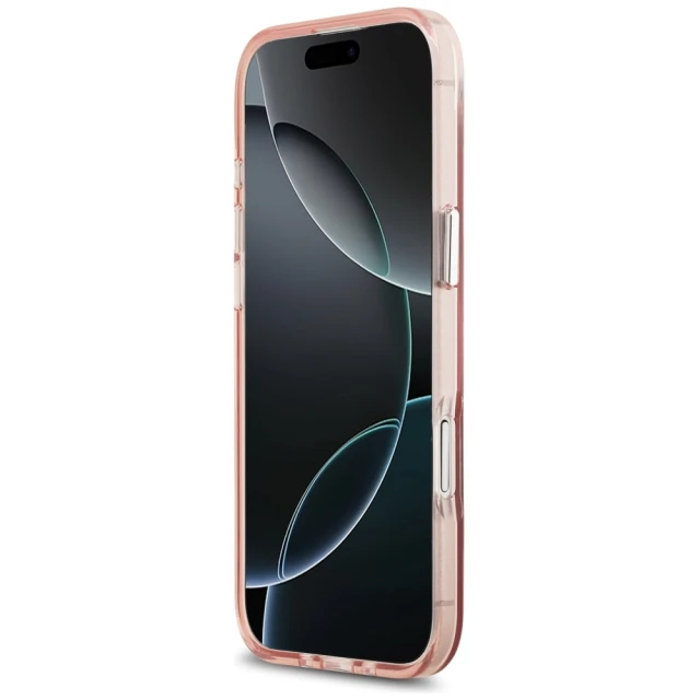 Чохол Guess IML Gradient Triangle Logo для iPhone Air Pink (GUHMP17MHGTMLCGP)