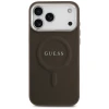 Чохол Guess Classic Logo для iPhone 17 Pro Max Brown with MagSafe (GUHMP17XPSAREGSW)