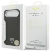 Чохол Guess Glitter Triangle Logo для iPhone 17 Air Black with MagSafe (GUHMP17MPFGTSCMK)