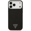 Чохол Guess Glitter Triangle Logo для iPhone 17 Pro Max Black with MagSafe (GUHMP17XPFGTSCMK)