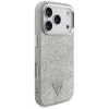 Чохол Guess Glitter Triangle Logo для iPhone 17 Pro Silver with MagSafe (GUHMP17LPFGTSCMS)