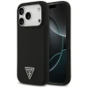 Чохол Guess Silicone Triangle Logo для iPhone 17 Pro Black with MagSafe (GUHMP17LSCTRLMK)