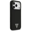 Чохол Guess Silicone Triangle Logo для iPhone 17 Pro Black with MagSafe (GUHMP17LSCTRLMK)