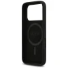 Чохол Guess Silicone Triangle Logo для iPhone 17 Pro Max Black with MagSafe (GUHMP17XSCTRLMK)