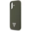 Чехол Guess Silicone Triangle Logo для iPhone 17 Khaki with MagSafe (GUHMP17SSCTRLMA)