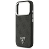 Чохол Guess 4G Triangle Logo для iPhone 17 Pro Black Silver with MagSafe (GUHMP17LP4TSRCMK)