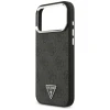 Чохол Guess 4G Triangle Logo для iPhone 17 Pro Max Black Silver with MagSafe (GUHMP17XP4TSRCMK)