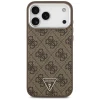 Чохол Guess 4G Triangle Logo для iPhone 17 Pro Max Brown Silver with MagSafe (GUHMP17XP4TSRCMW)