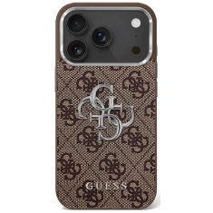 Чохол Guess 4G Big 4G Classic Logo для iPhone 17 Brown Silver (GUHCP17SP4G4SMCW)