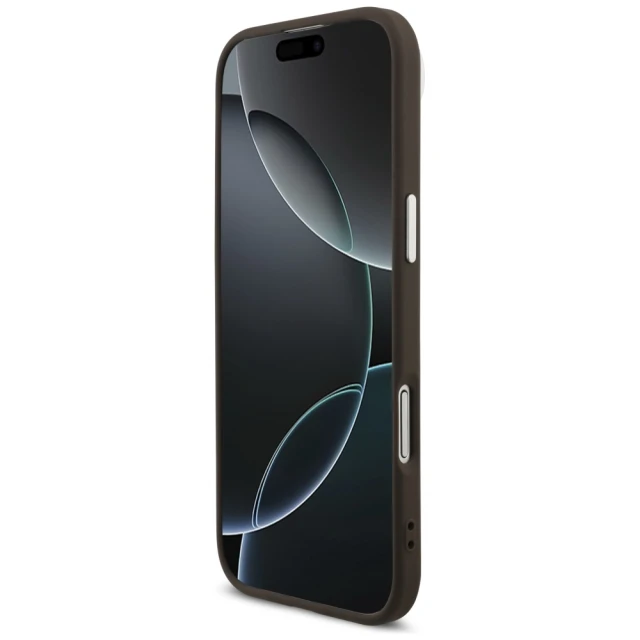 Чохол Guess 4G Big 4G Classic Logo для iPhone 17 Air Brown Silver (GUHCP17MP4G4SMCW)