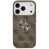 Чохол Guess 4G Big 4G Classic Logo для iPhone 17 Pro Brown Silver (GUHCP17LP4G4SMCW)