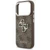 Чохол Guess 4G Big 4G Classic Logo для iPhone 17 Pro Brown Silver (GUHCP17LP4G4SMCW)
