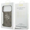 Чохол Guess 4G Big 4G Classic Logo для iPhone 17 Pro Max Brown Silver (GUHCP17XP4G4SMCW)