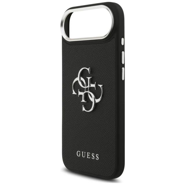Чехол Guess Grained Big 4G Classic Logo для iPhone 17 Air Black (GUHCP17MPG4SMCEK)