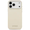 Чохол Guess Peony Hot Stamp Script для iPhone 17 Pro Max Beige with MagSafe (GUHMP17XPSPOSSSE)
