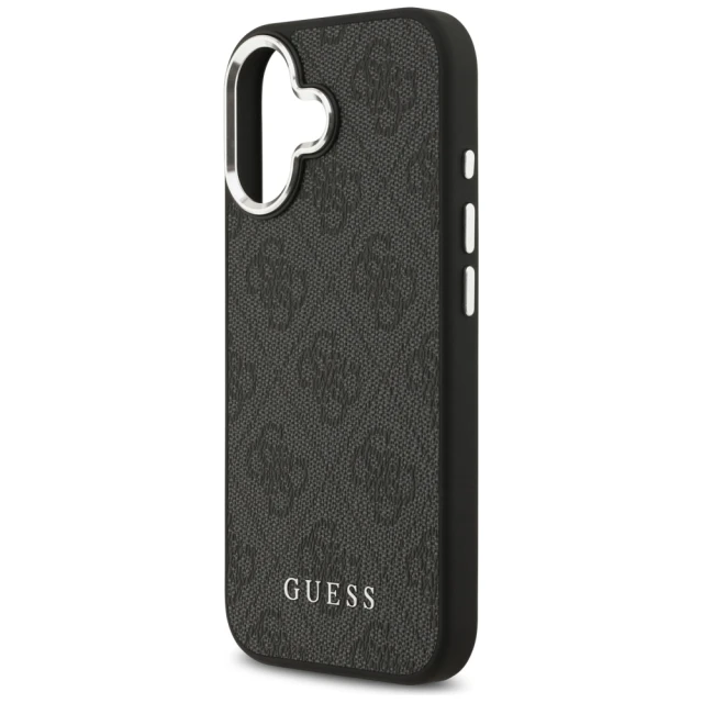 Чехол Guess 4G Classic Logo для iPhone 17 Black with MagSafe (GUHMP17SP4GSSMCK)