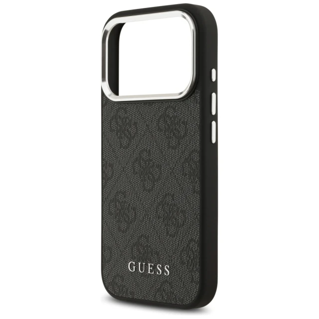 Чохол Guess 4G Classic Logo для iPhone 17 Pro Black with MagSafe (GUHMP17LP4GSSMCK)