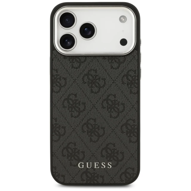 Чохол Guess 4G Classic Logo для iPhone 17 Pro Max Black with MagSafe (GUHMP17XP4GSSMCK)