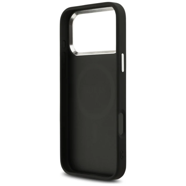 Чохол Guess 4G Classic Logo для iPhone 17 Pro Max Black with MagSafe (GUHMP17XP4GSSMCK)