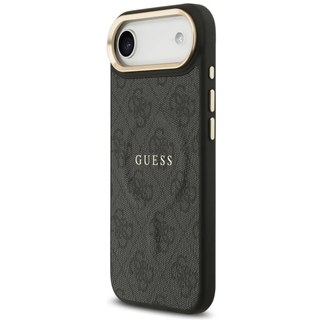 Чохол Guess 4G PU Classic Logo для iPhone 17 Air Black with MagSafe (GUHMP17MP4MSEGCK)