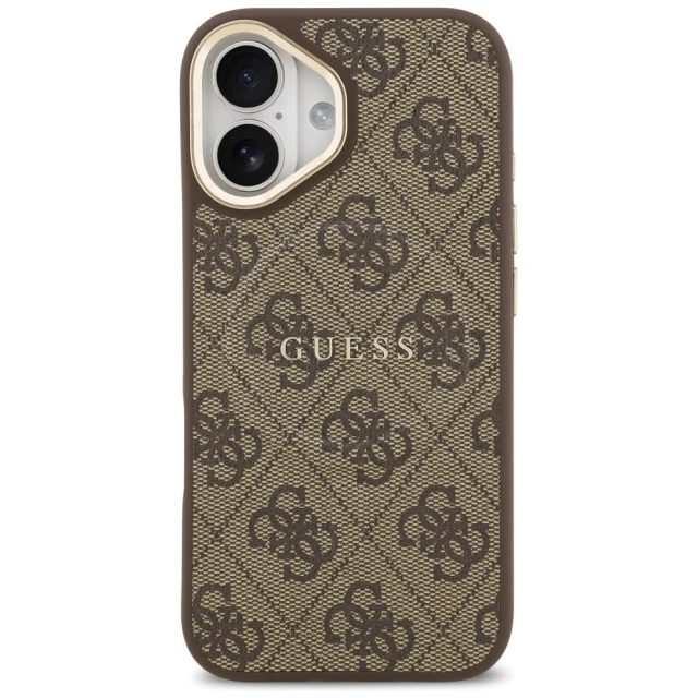 Чохол Guess 4G PU Classic Logo для iPhone 17 Brown with MagSafe (GUHMP17SP4MSEGCW)